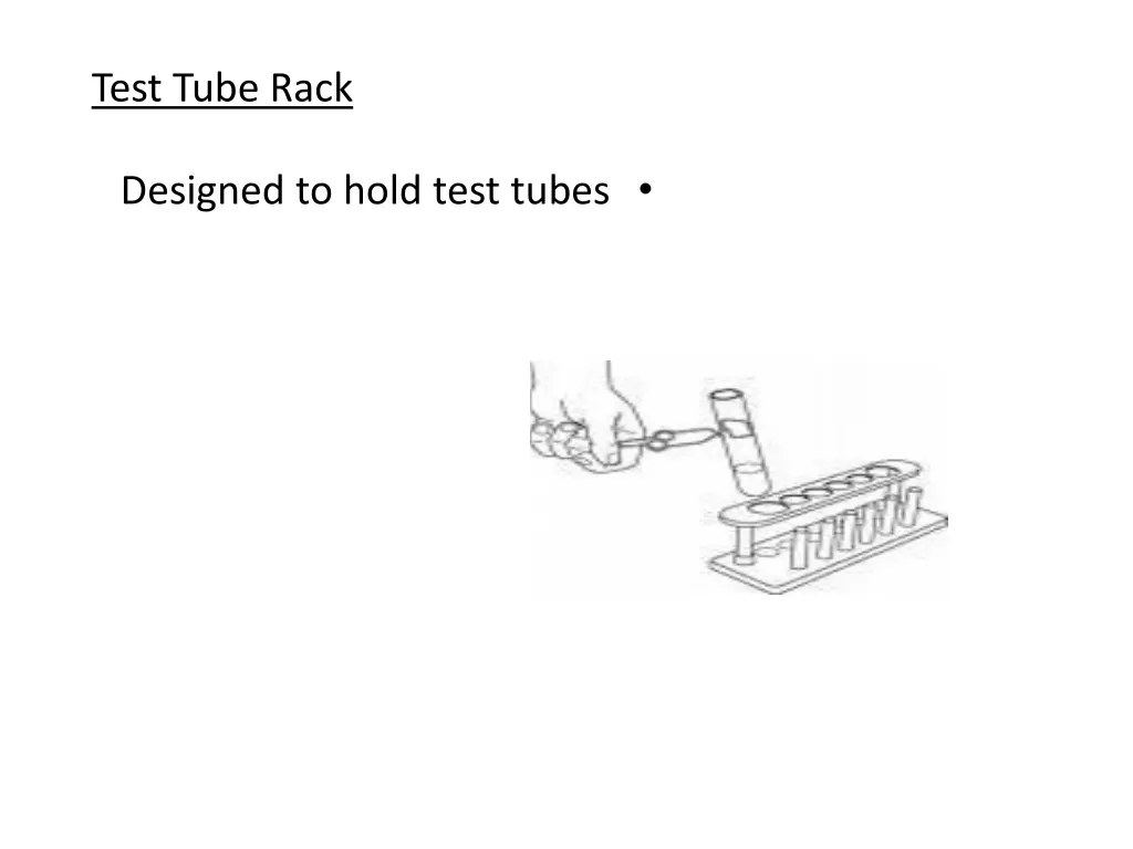 test tube rack