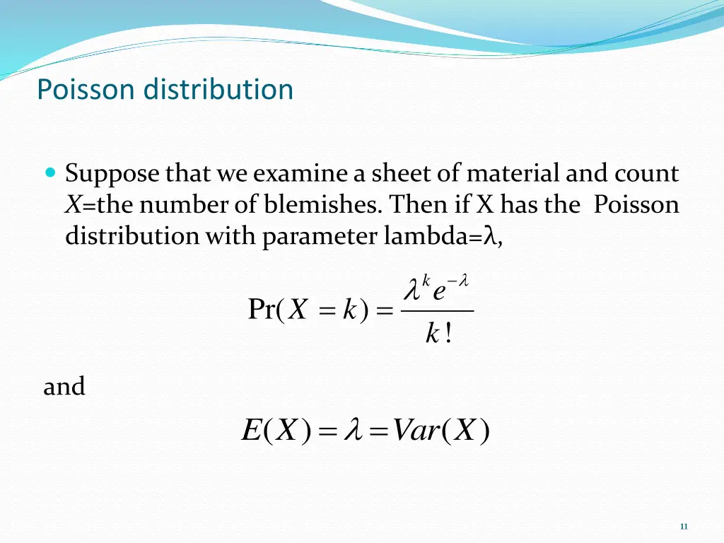 poisson distribution