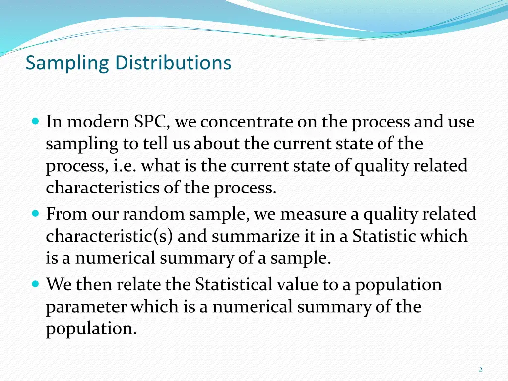 sampling distributions