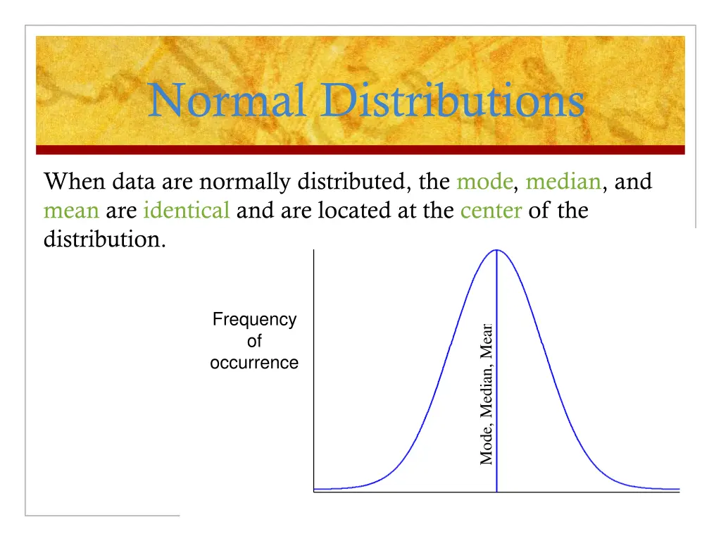 normal distributions 1