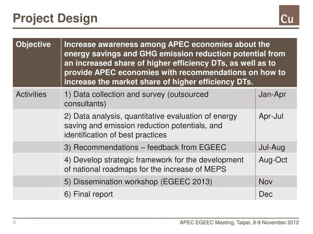 project design