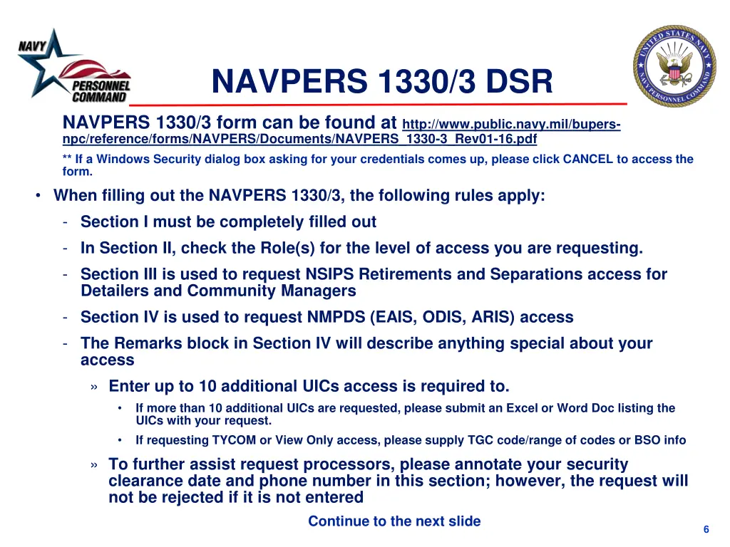 navpers 1330 3 dsr