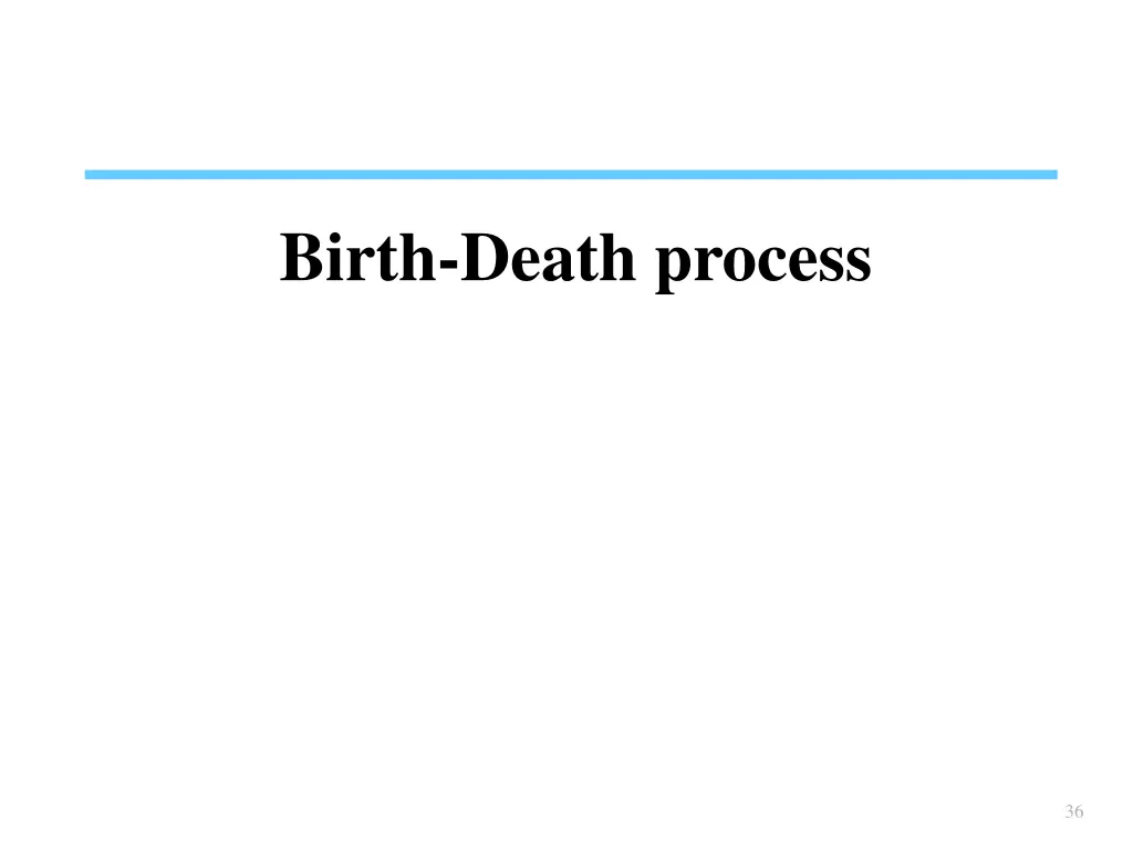 birth death process