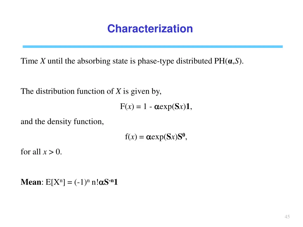 characterization