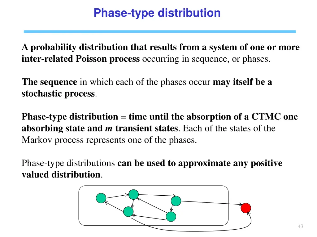 phase type distribution