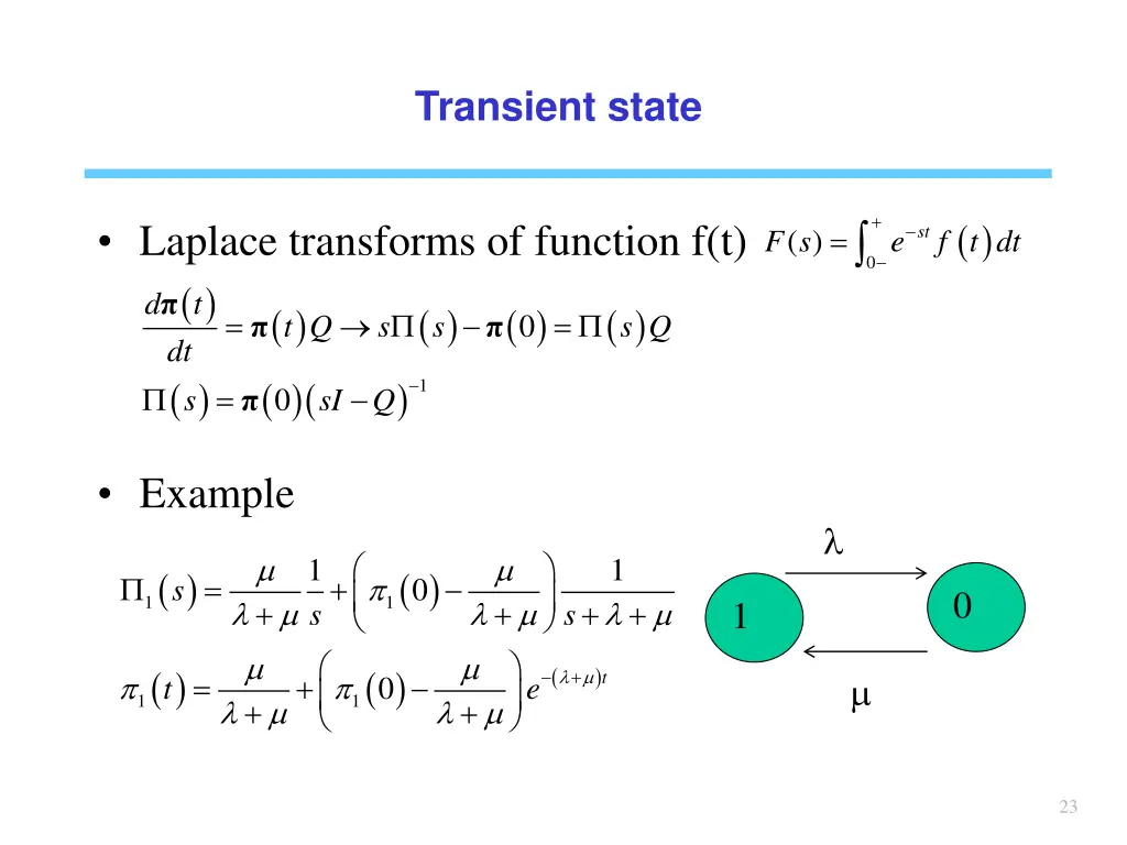 transient state