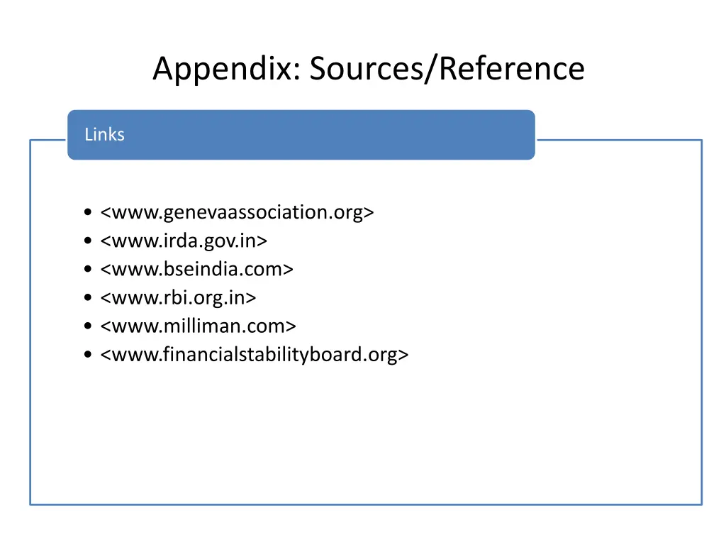 appendix sources reference