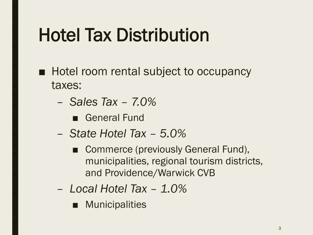 hotel tax distribution hotel tax distribution 1