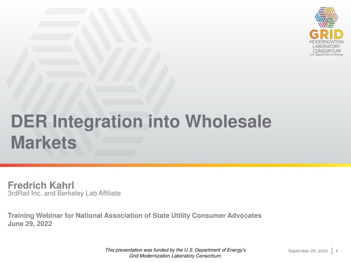 der integration into wholesale markets