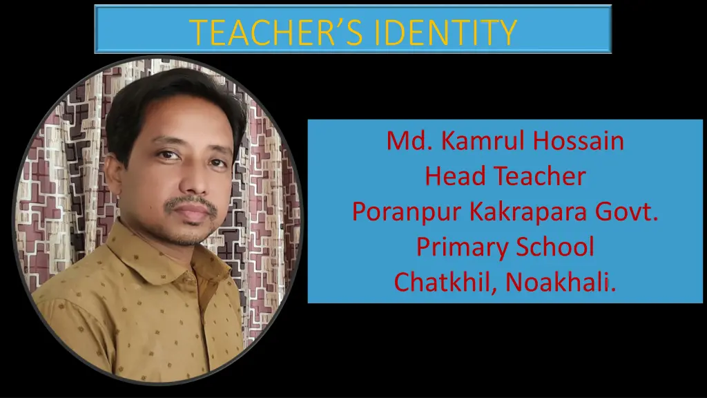 teacher s identity