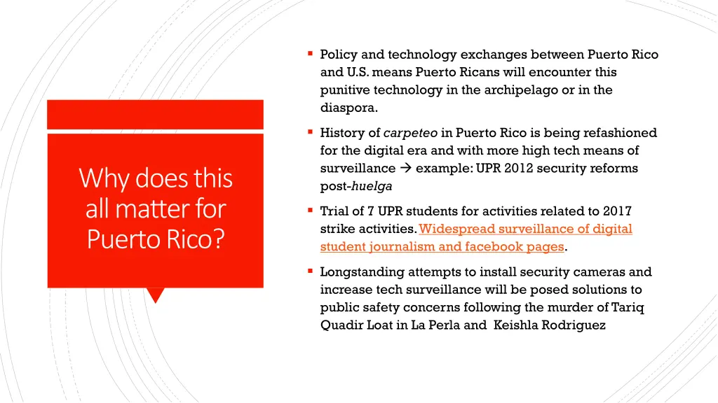 policy and technology exchanges between puerto