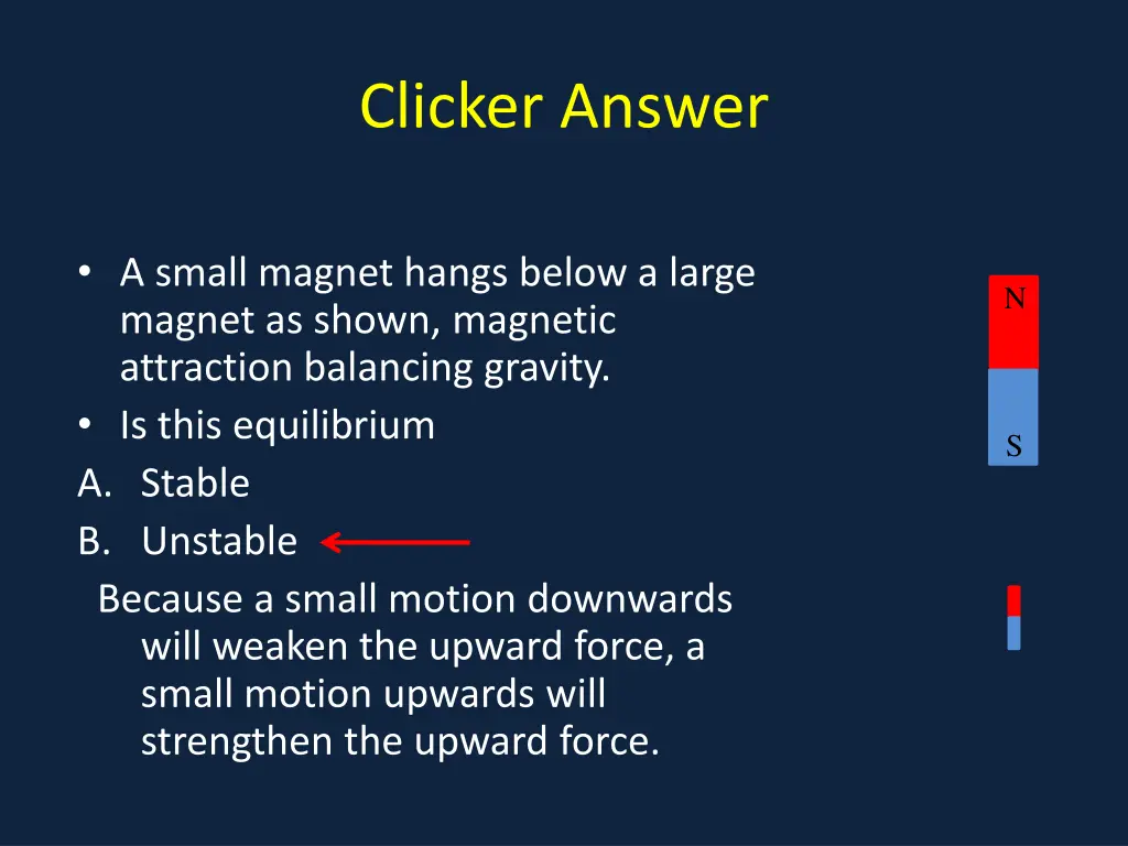 clicker answer