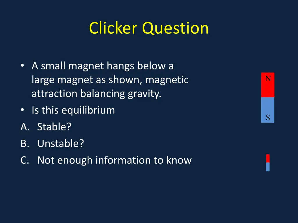 clicker question