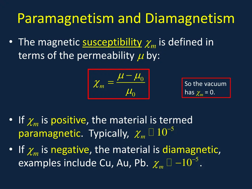 paramagnetism and diamagnetism 1