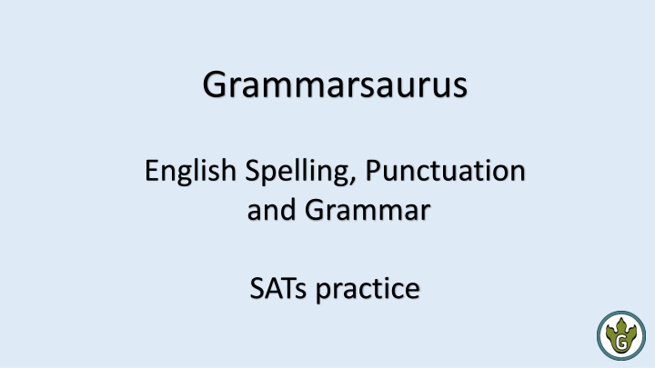 grammarsaurus