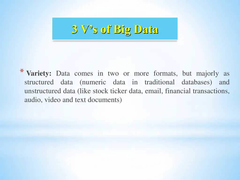 3 v s of big data 1