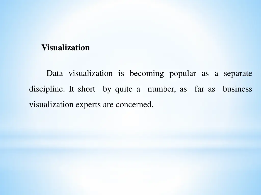 visualization