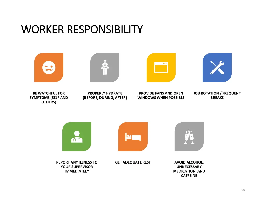 worker responsibility worker responsibility