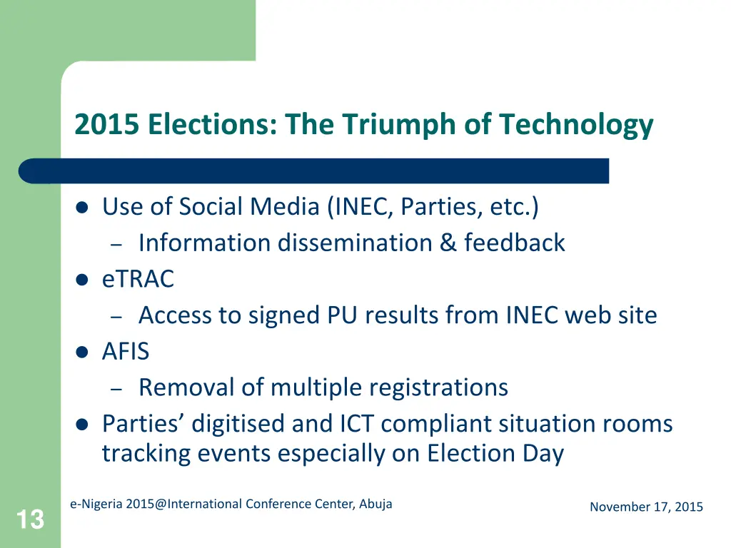 2015 elections the triumph of technology