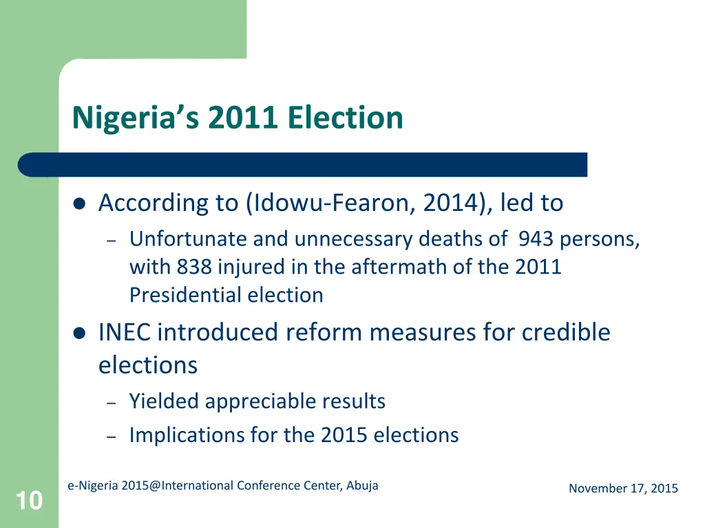 nigeria s 2011 election