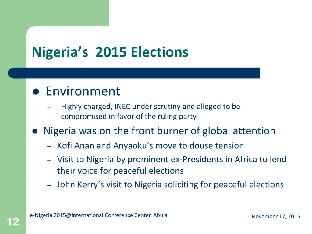 nigeria s 2015 elections