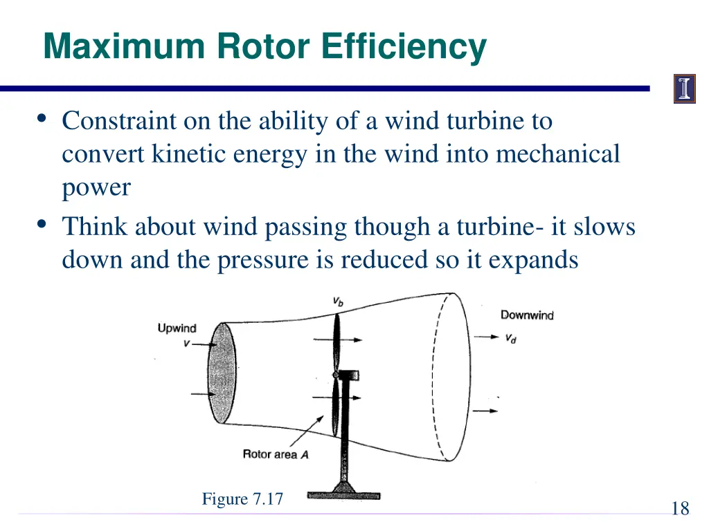 maximum rotor efficiency 1