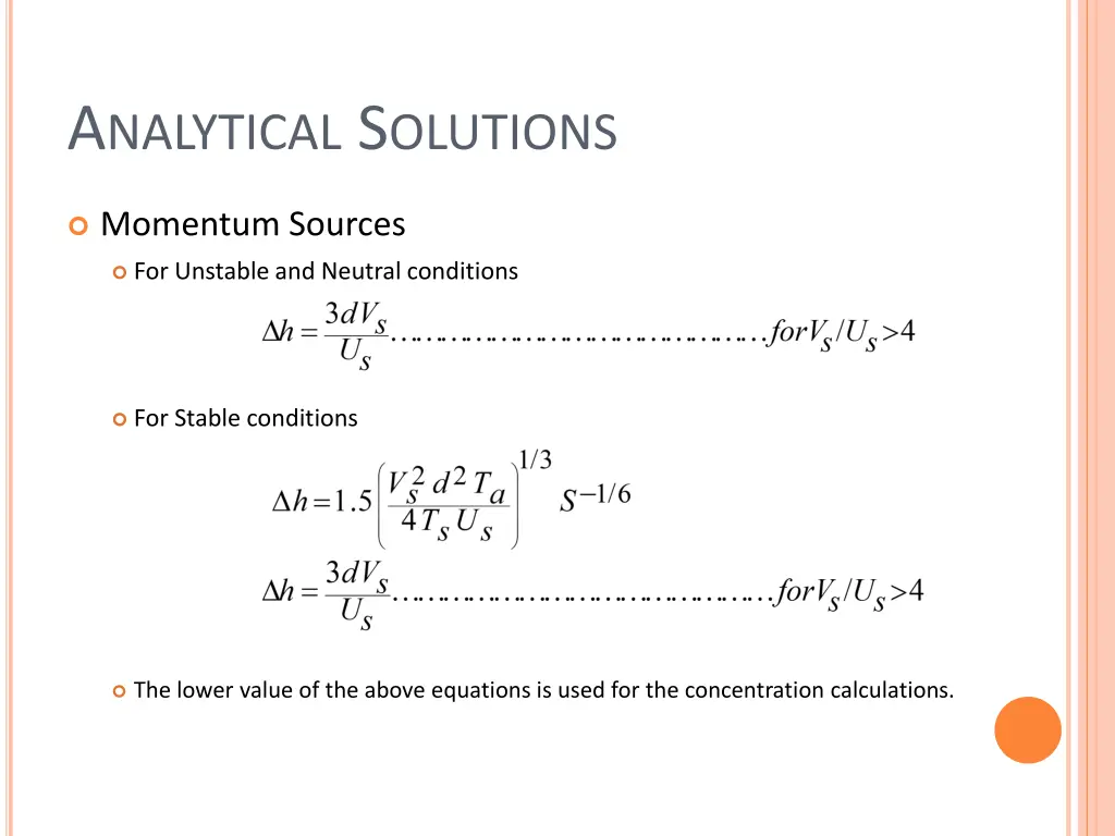 a nalytical s olutions