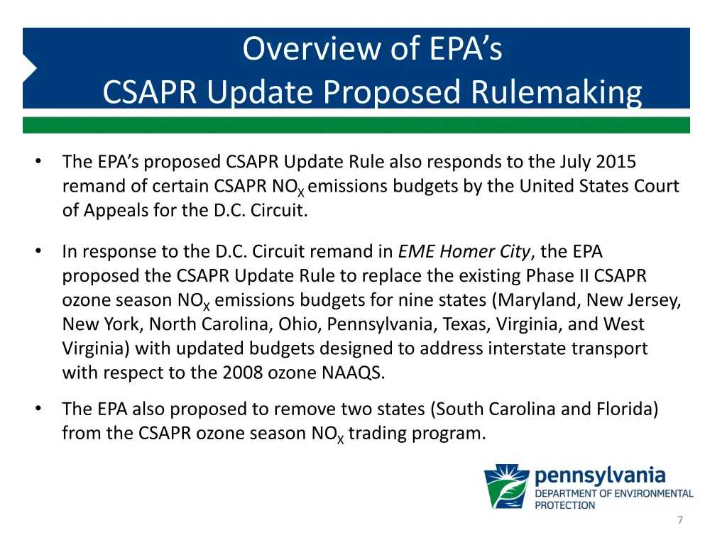 overview of epa s 1