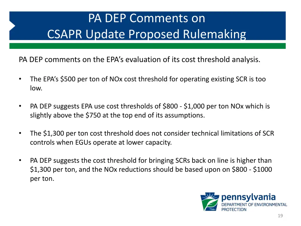 pa dep comments on csapr update proposed 3