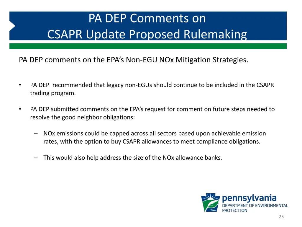 pa dep comments on csapr update proposed 9