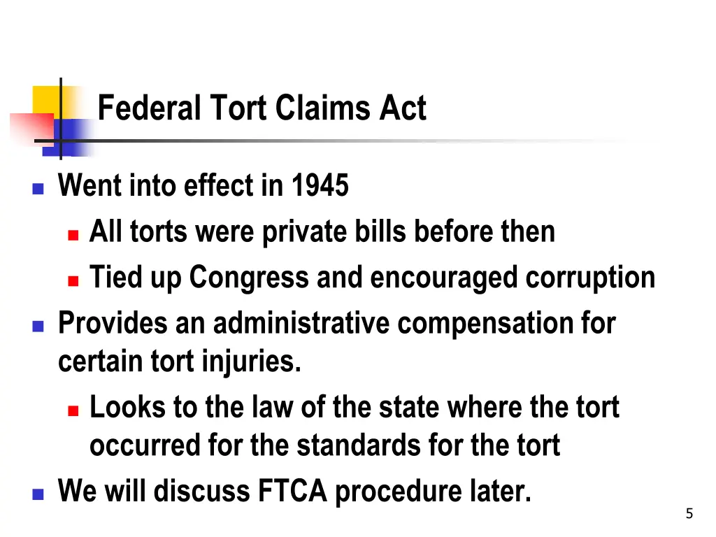 federal tort claims act