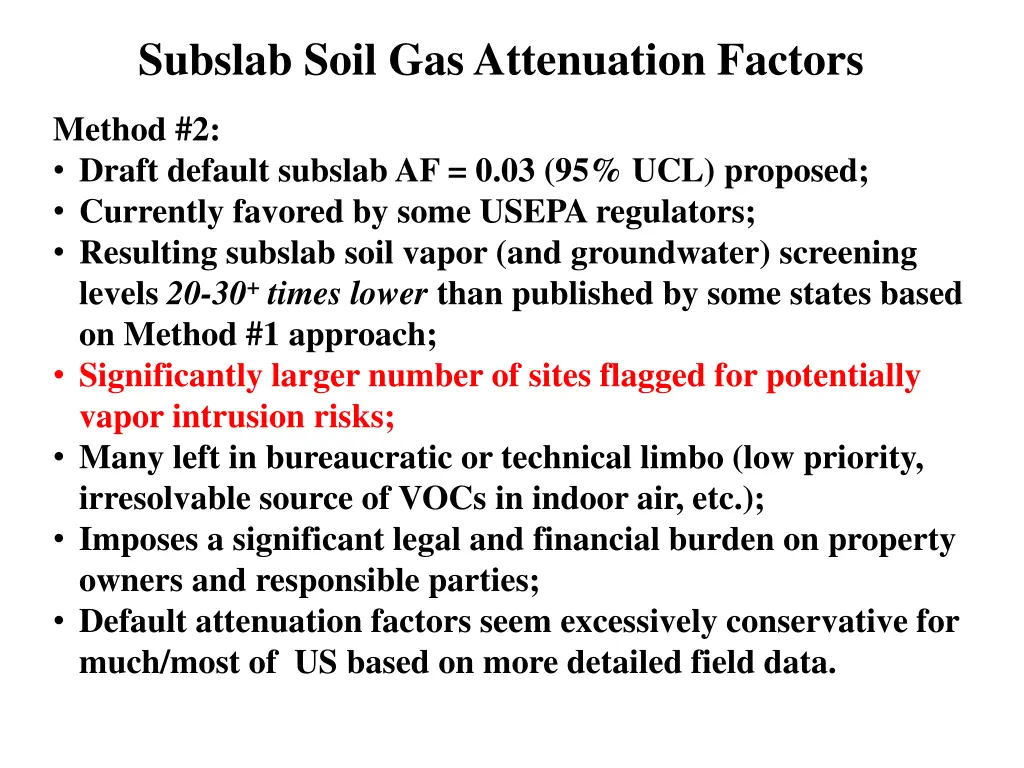 subslab soil gas attenuation factors 3