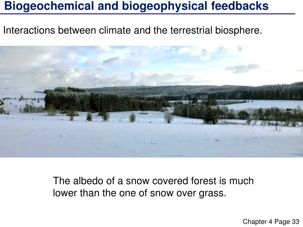 biogeochemical and biogeophysical feedbacks 5