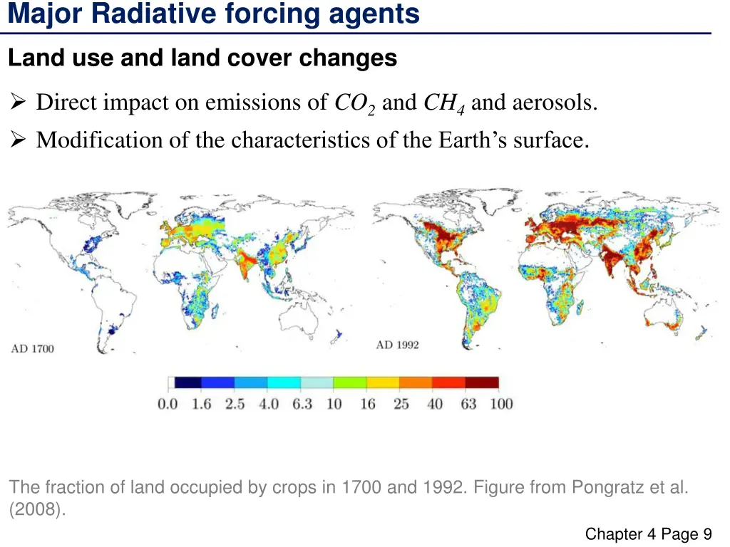 major radiative forcing agents 5