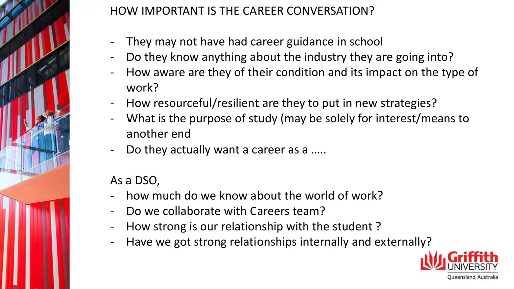how important is the career conversation