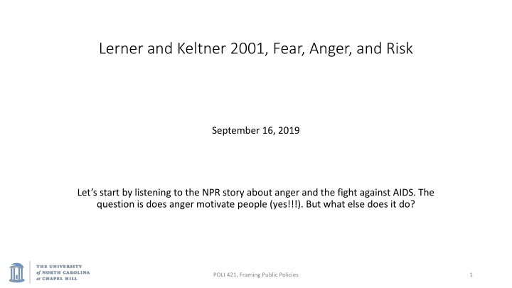 lerner and keltner 2001 fear anger and risk