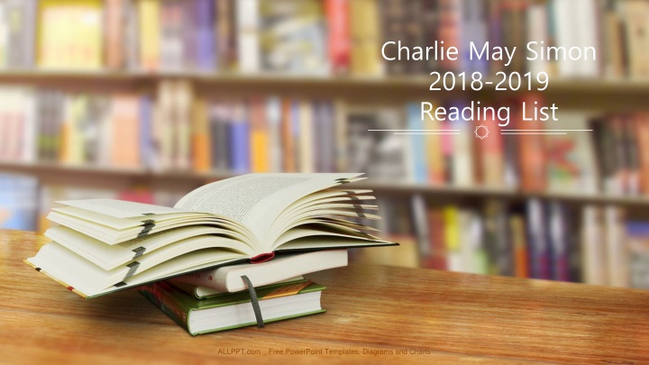 charlie may simon 2018 2019 reading list