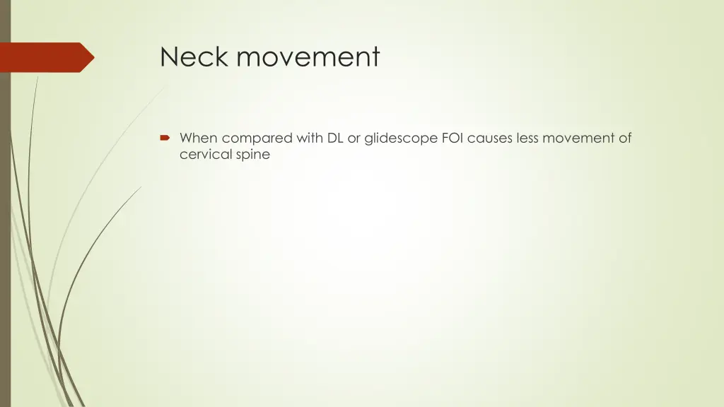 neck movement