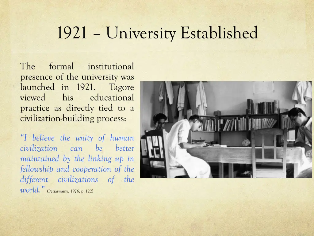 1921 university established