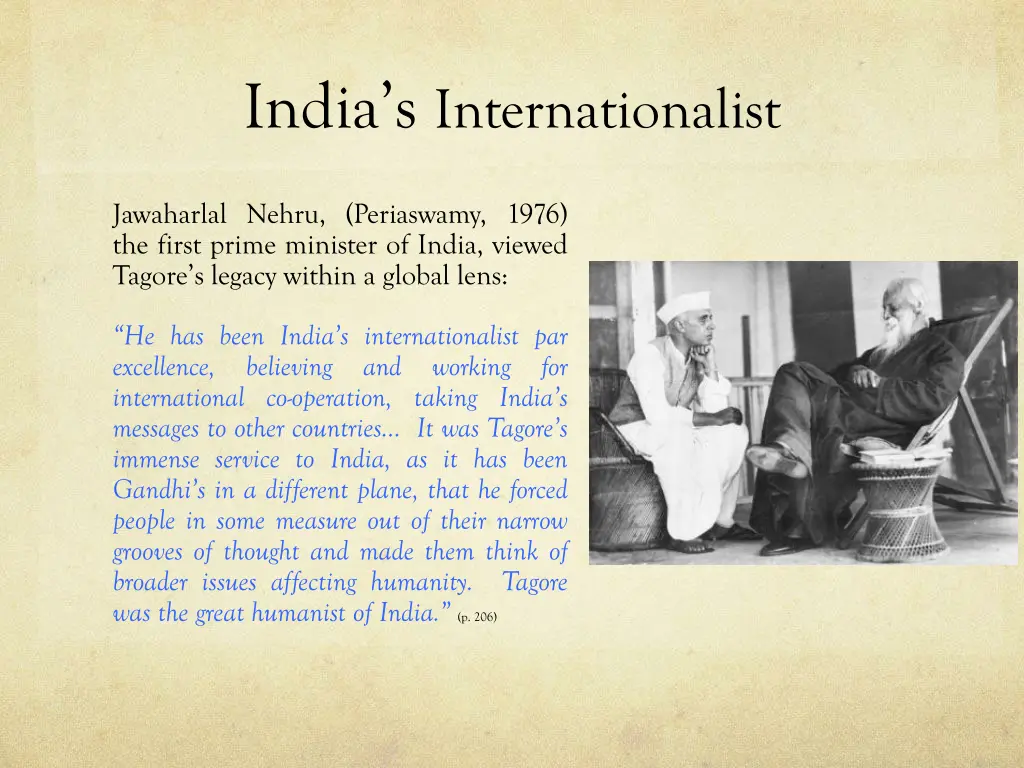 india s internationalist