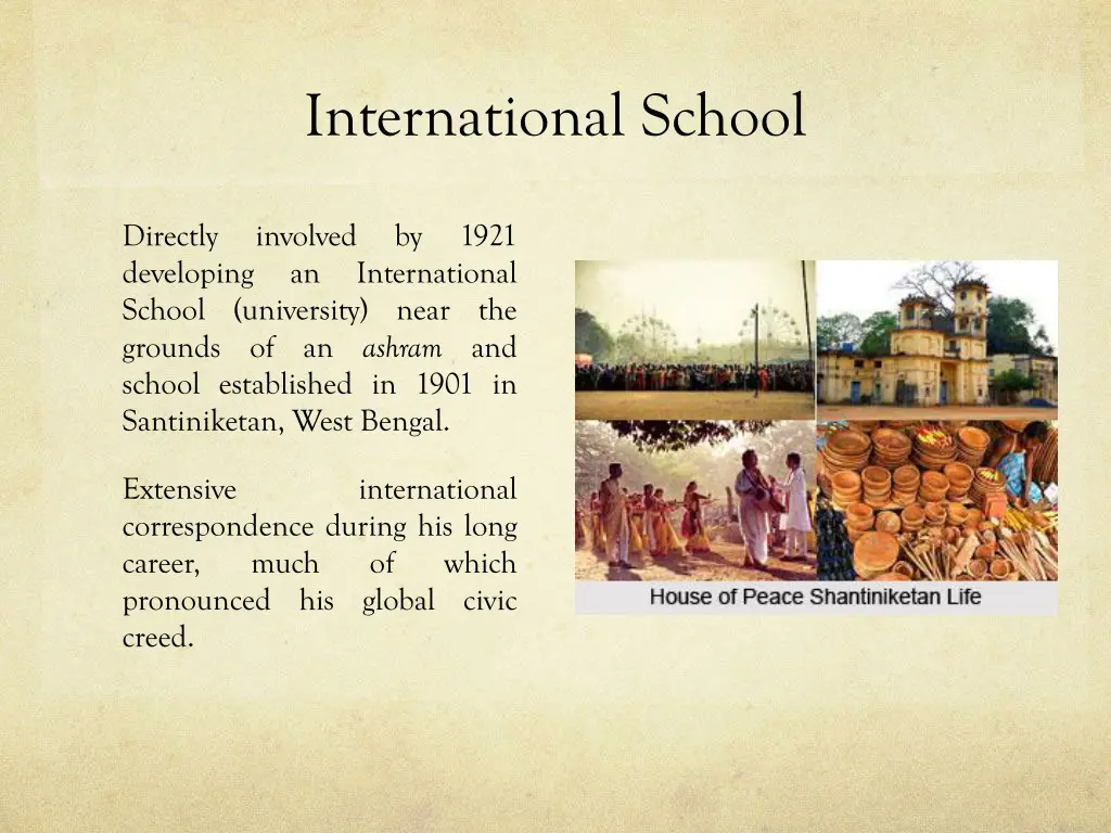 international school