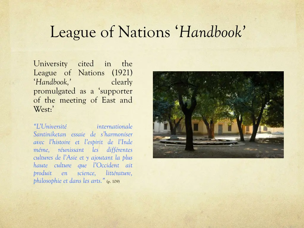 league of nations handbook