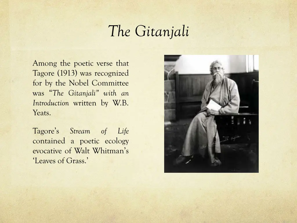 the gitanjali