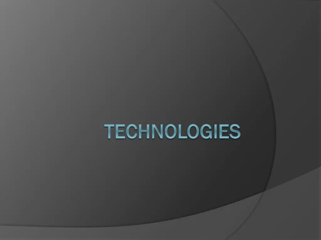 technologies technologies