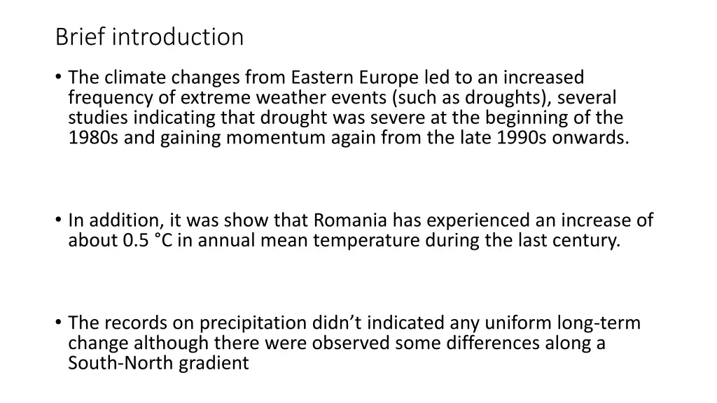 brief introduction