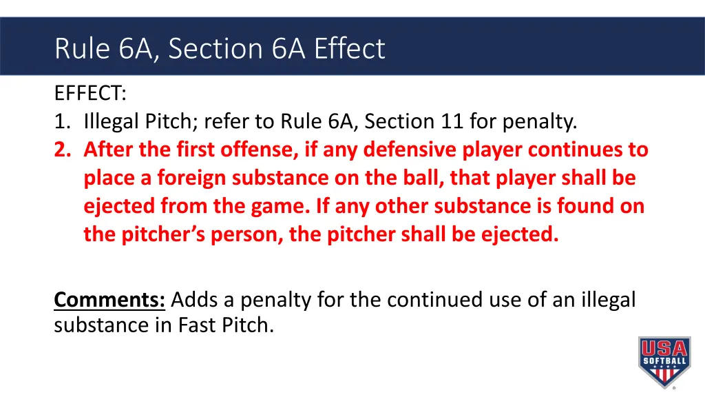 rule 6a section 6a effect