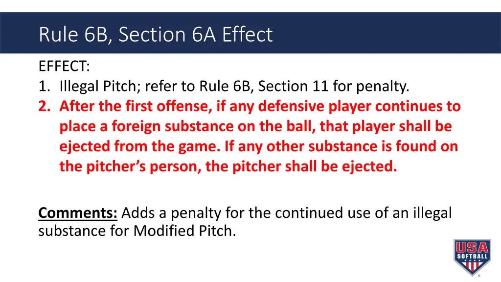 rule 6b section 6a effect