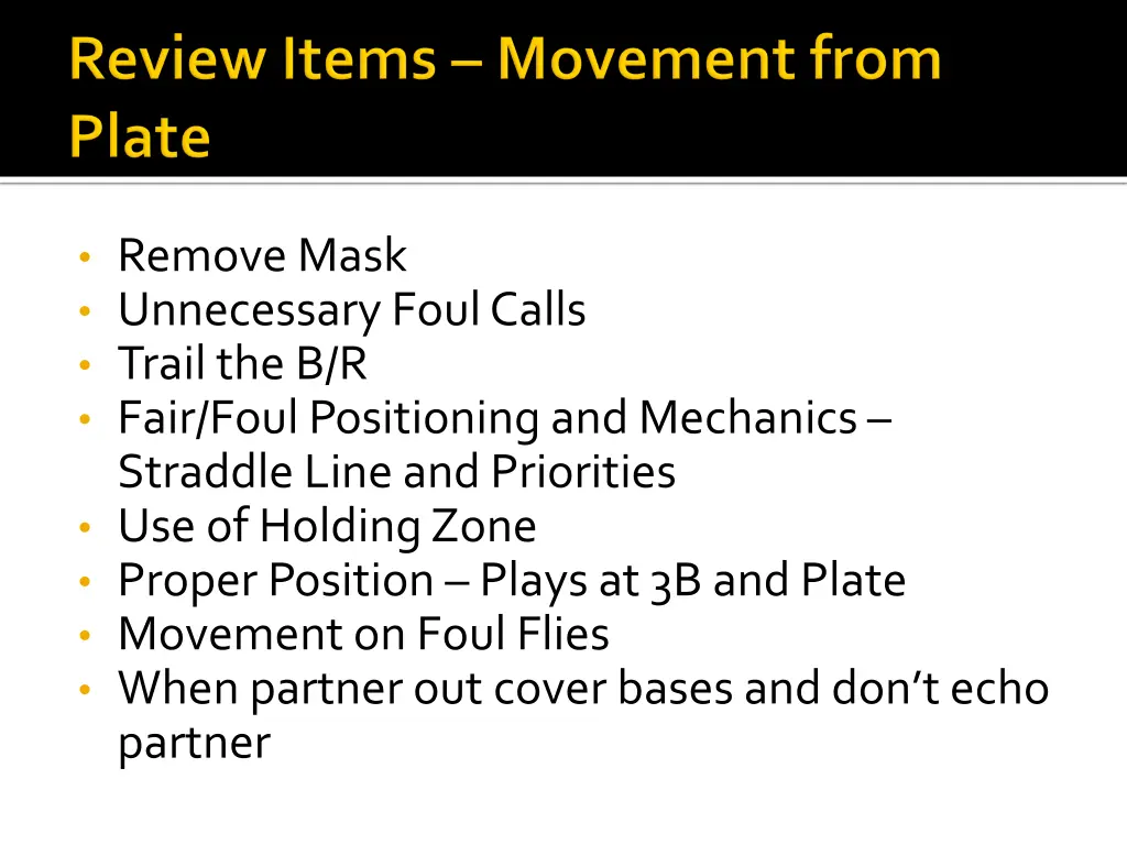 remove mask unnecessary foul calls trail