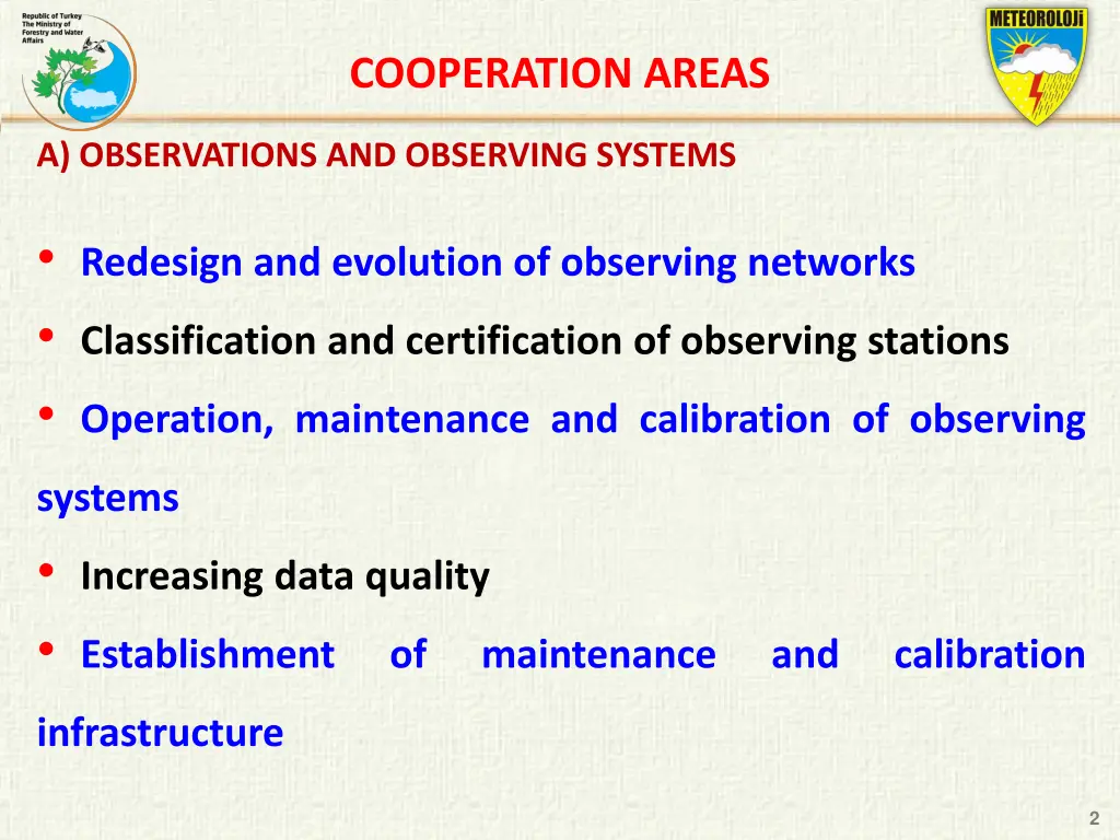 cooperation areas