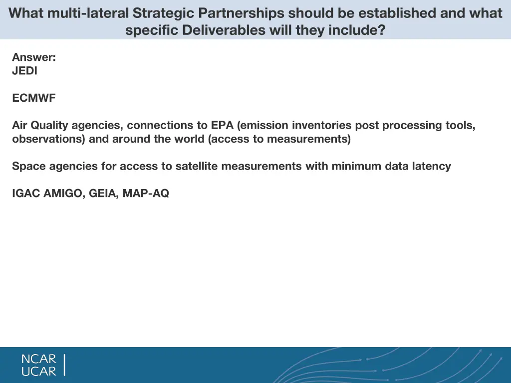 what multi lateral strategic partnerships should